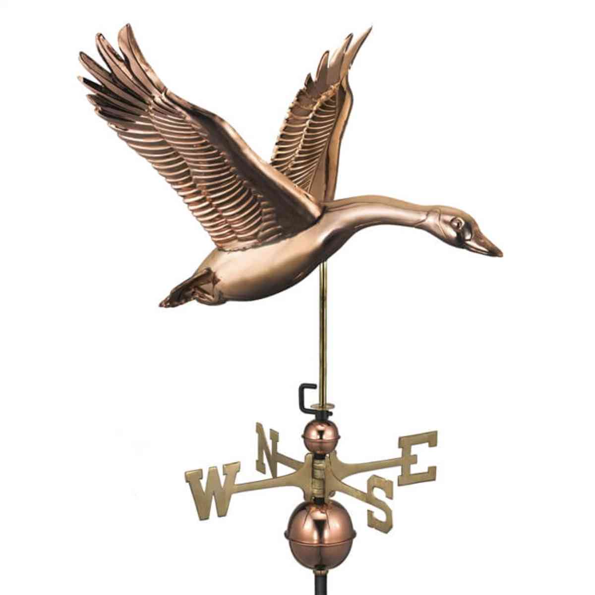 Copper flying goose weathervane.jpg_1 Copper flying goose weathervane